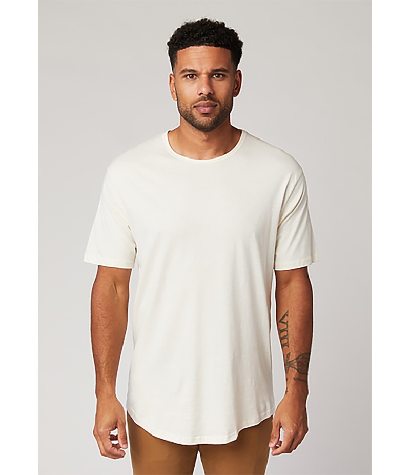 COTTON HERITAGE FASHION DROP TAIL TEE